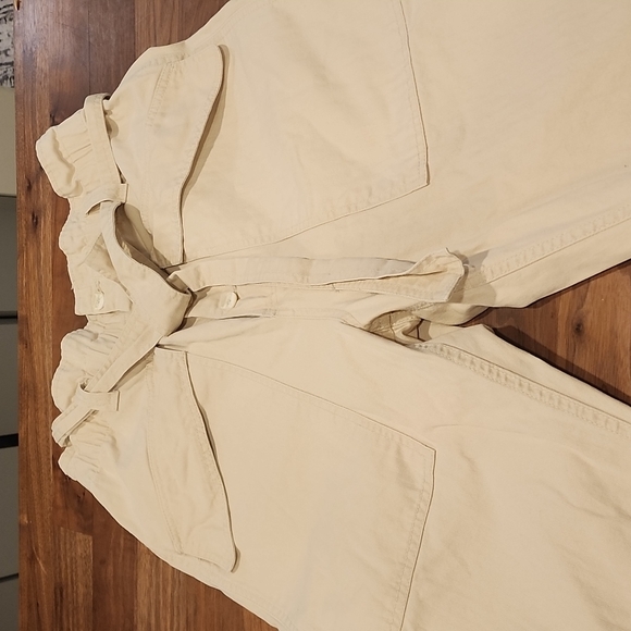 BDG Urban Outfitters Women's Umber Tie-Front Paper Bag High Waist Pants Sz Med. - Picture 3 of 12